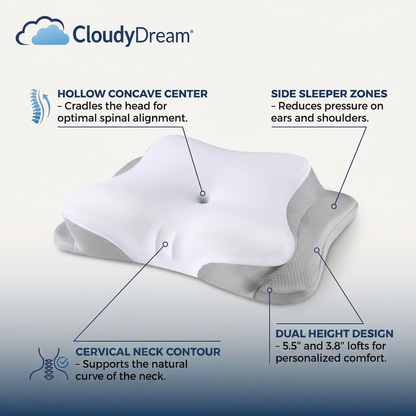 Cervical Pillow for neck and back pain